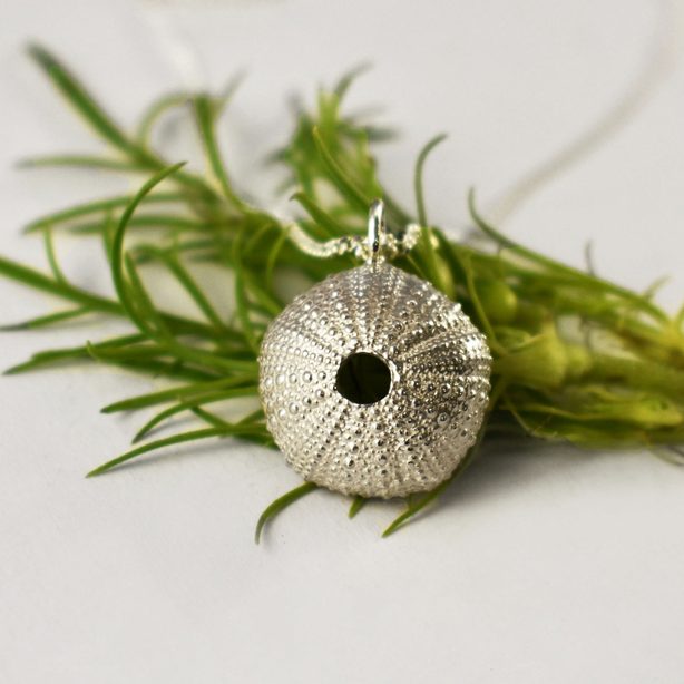 Silver Sea Urchin Necklaces
