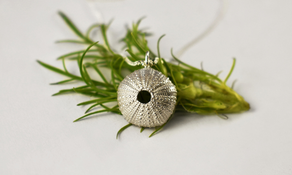 Classic Silver Sea Urchin Necklace