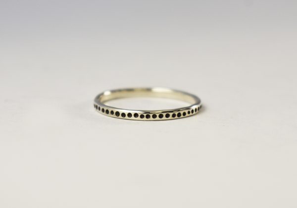 KJ305 Spotted Urchie Stacking Ring 1