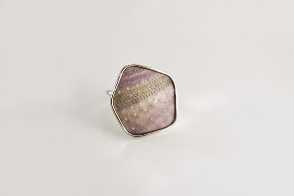 Purple Sea urchin ring