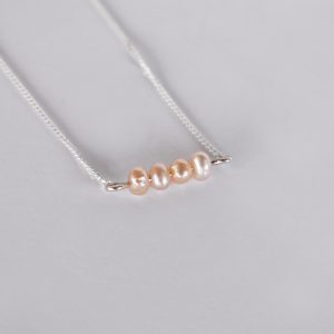 Candy Pearl Necklace – Peach