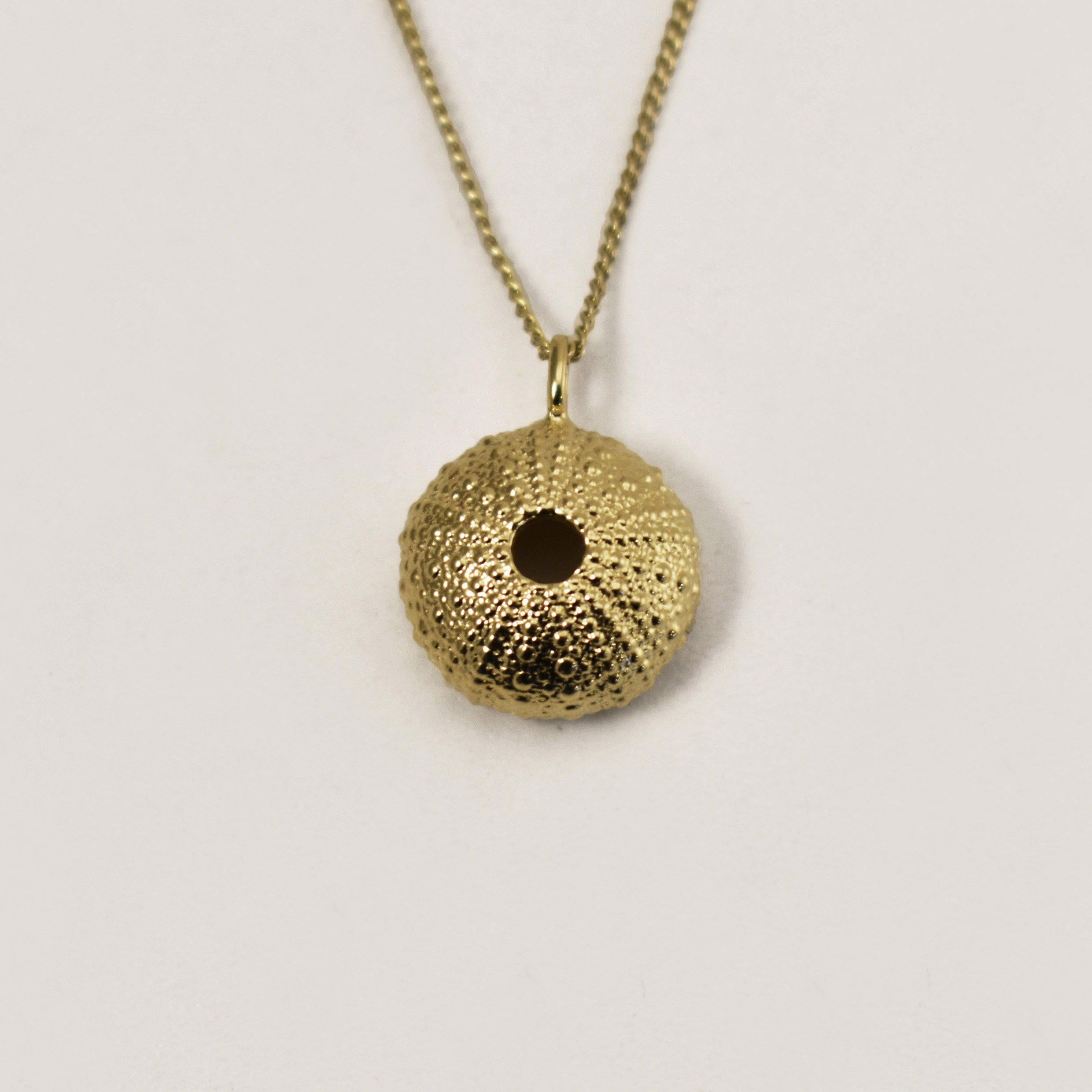 Gold Sea Urchin Necklaces (9ct Gold)