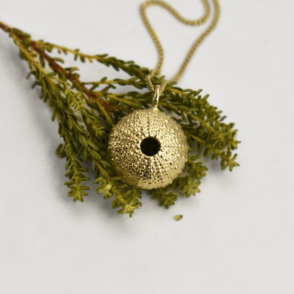 Gold Sea Urchin Necklace
