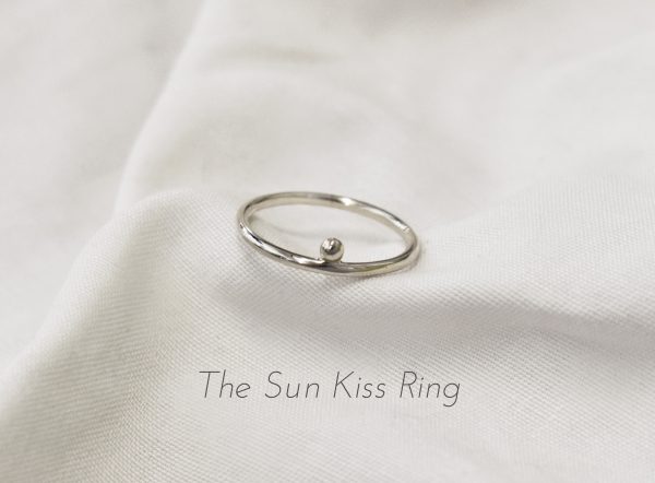 Silver Sun Kiss Ring