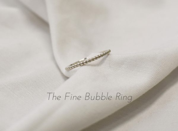 Silver Fine Bubble Ring