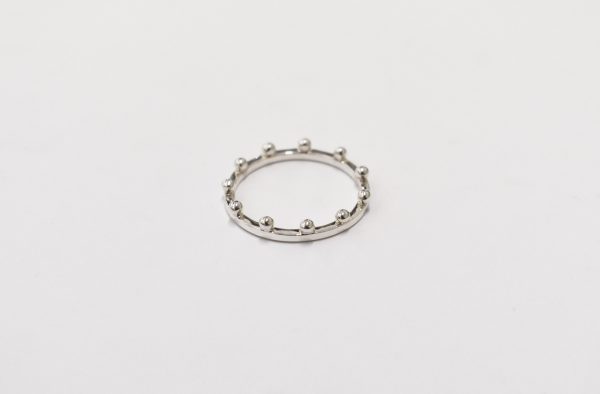 Silver Mermaids Crown Ring