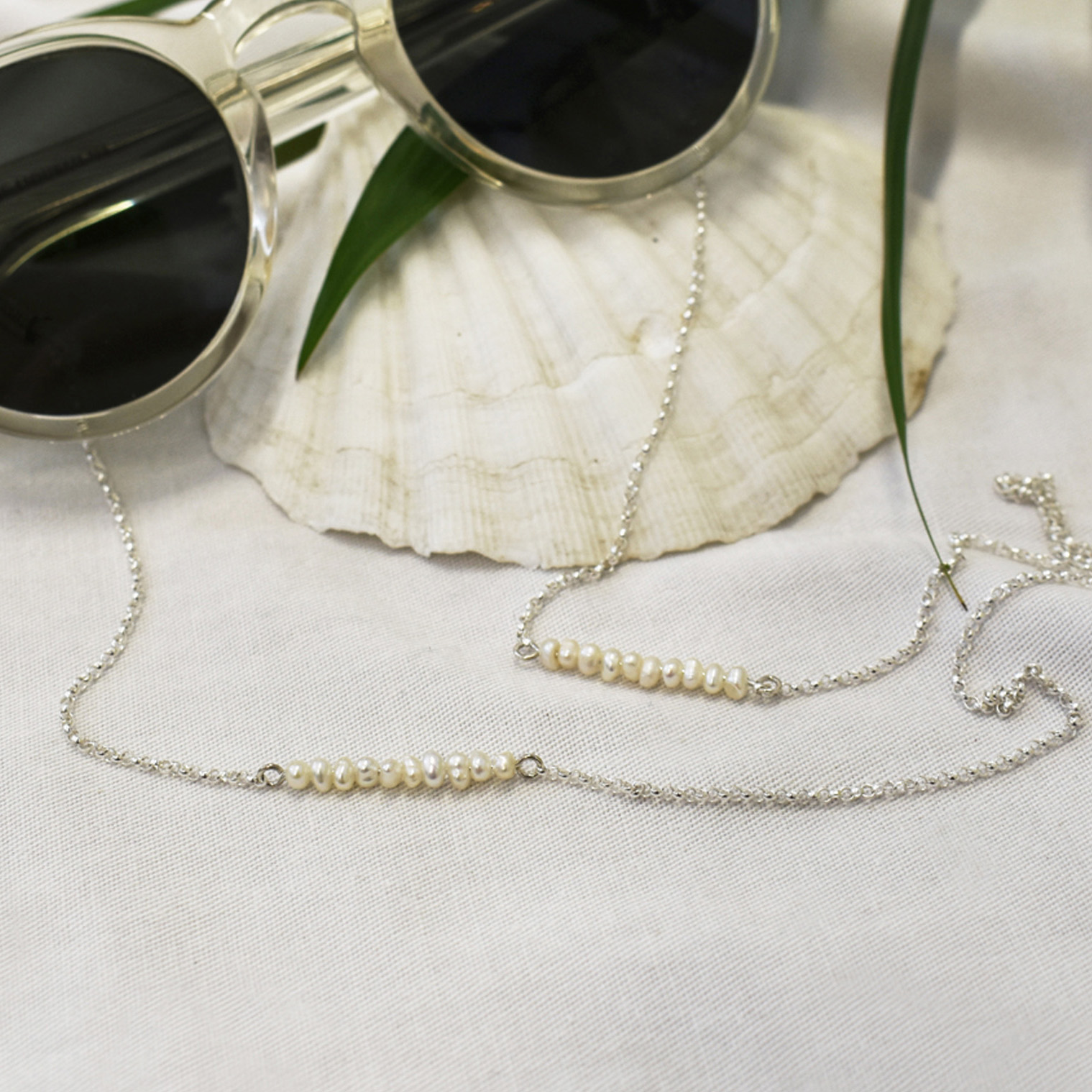 Pearl Cluster Sunglasses Chain - Kinkel Jewellery
