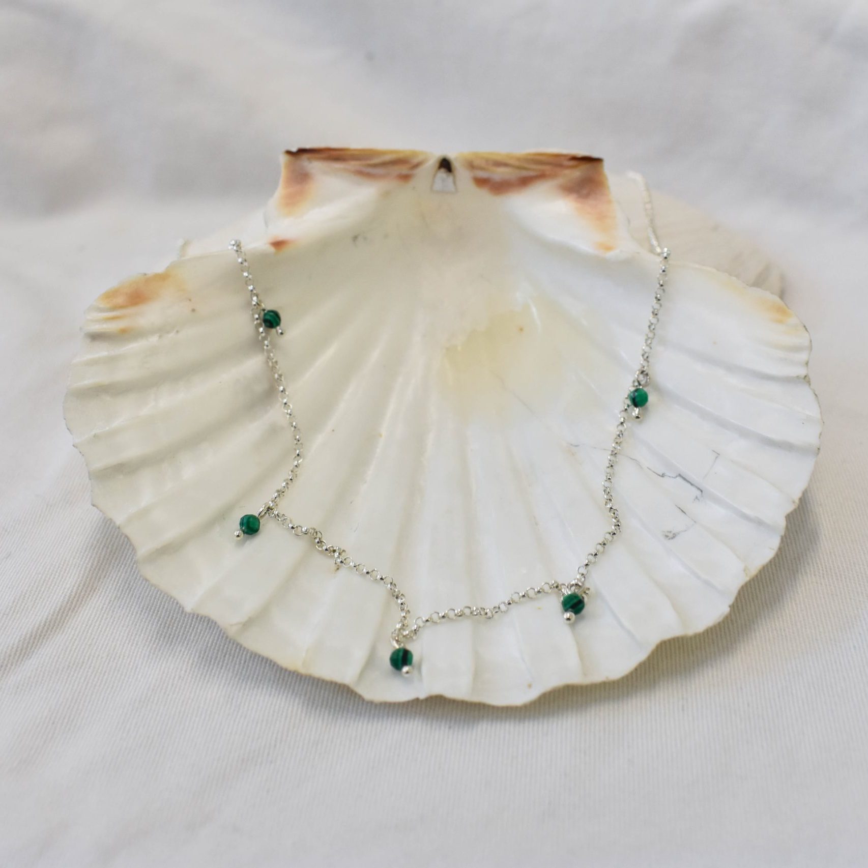 Malachite Charm Necklace