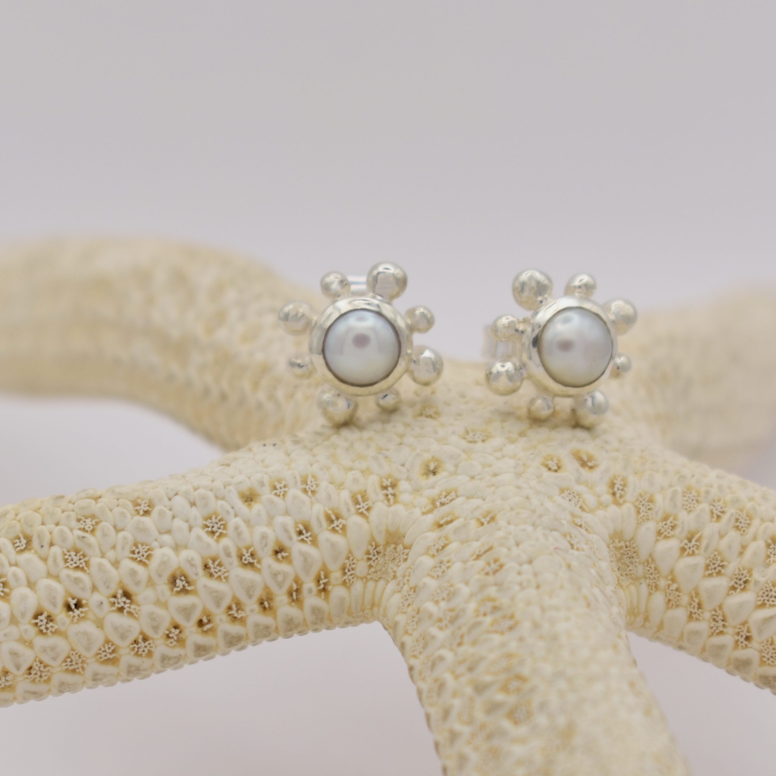 Sunshine Pearl Studs