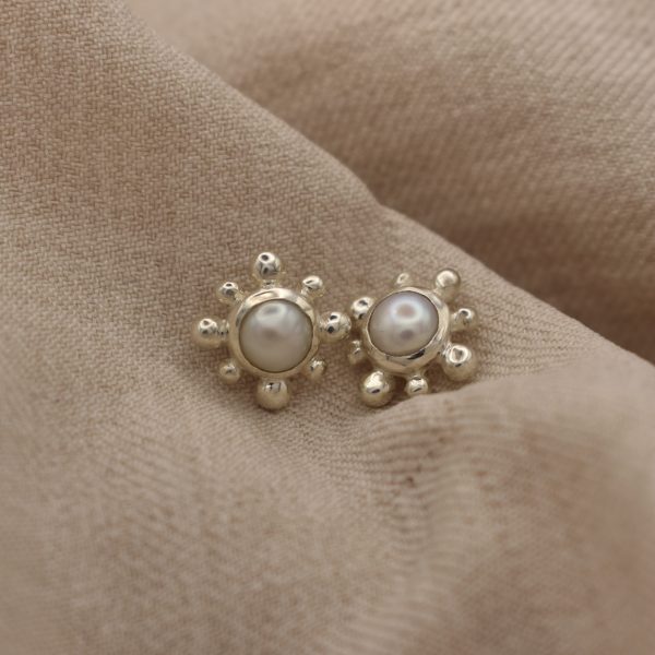 Sunshine Pearl Studs