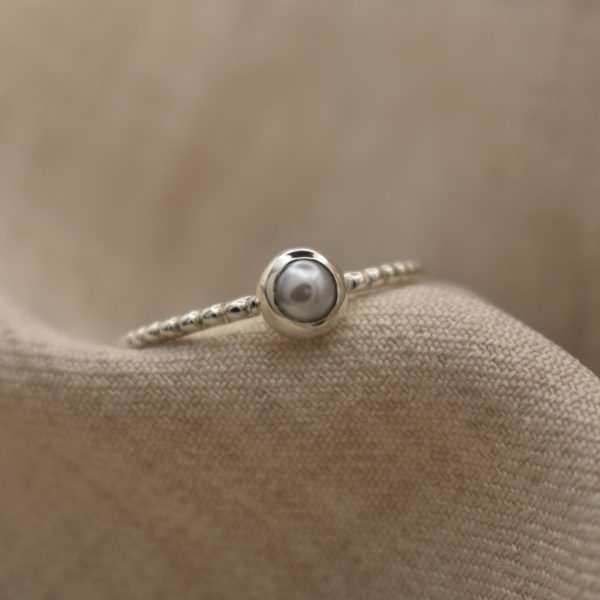 Fine Bubble Pearl Ring