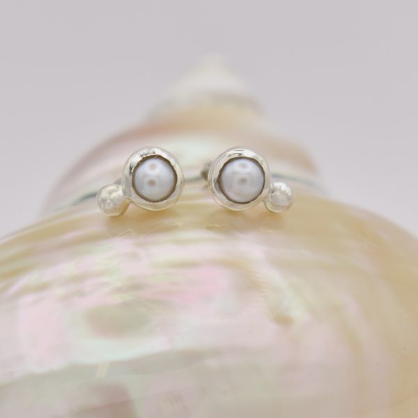 Bubble Pearl Studs